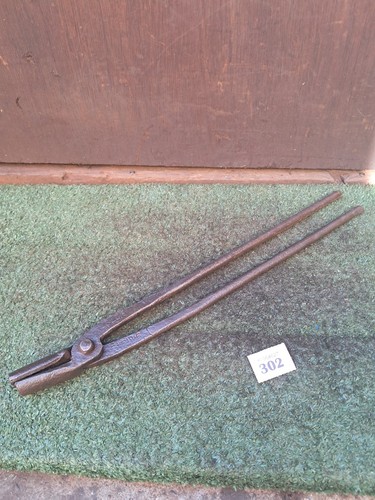 Vintage blacksmith tongs - 18”,