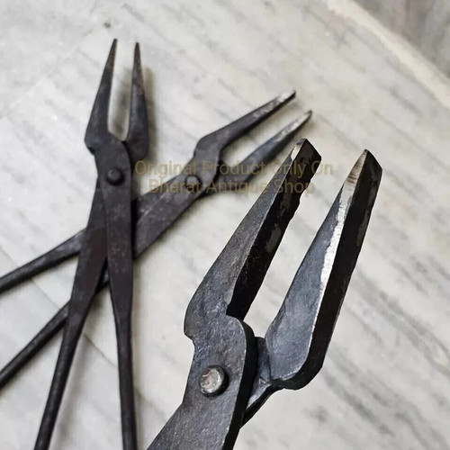 Blacksmith long jaw tongs set - long,