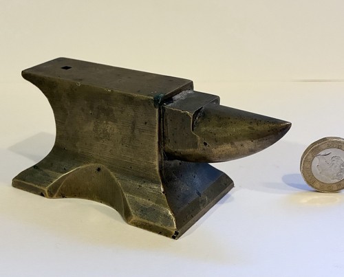 Vintage solid brass miniature - solid,