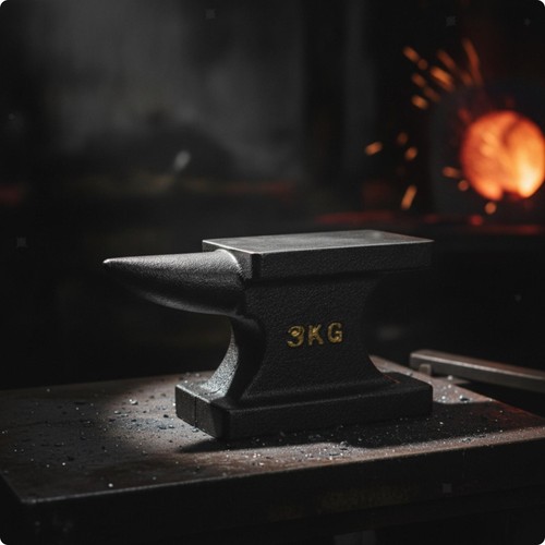 Anvil with curved - end,, flat