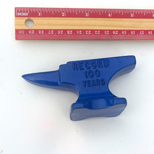 New record blue miniature - record,